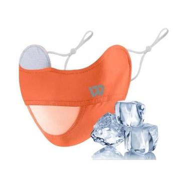 Imagem de Máscara Facial Unissex Ajustável De Seda Gelada Com Proteção UV Para C