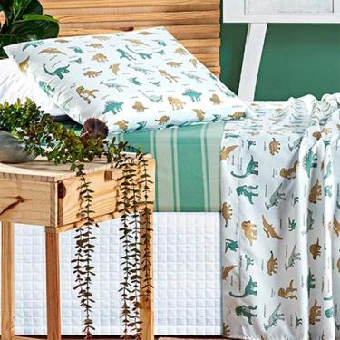 Imagem de Jogo De Lençol Solteiro C/ Elástico Kids Estampado 3 Peças - Bella Lay