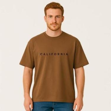 Imagem de Camiseta Oversized Masculina California Horizon Exclusiva Algodão Premium-Masculino