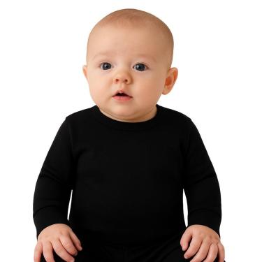 Imagem de Camiseta Manga Longa Com Punho Infantil Menino Kyly-Masculino