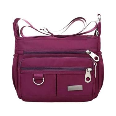Imagem de Bolsa Mensageira Feminina Impermeável De Grande Capacidade, Casual, Em