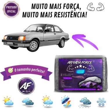 Imagem de Capa De Cobrir Carro Chevette Sedan Sem Forro Impermeável Armada Force