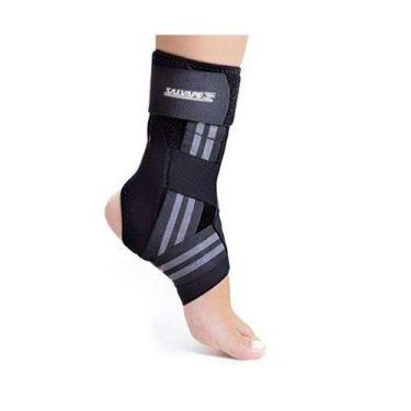 Imagem de Tornozeleira Salvapé Ankle Shield Cód. 604, LADO DIREITO GG, #000000