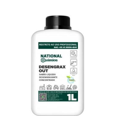 Imagem de Detergente e Desengraxante para Roupas 1 L Desengrax Out National Quím