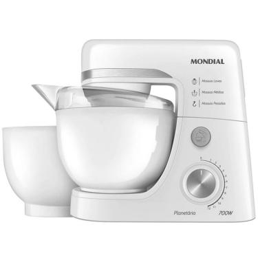 Imagem de Batedeira Planetária Mondial BP-03W-2B 4,5L 700W 12 Velocidades Branco 220V