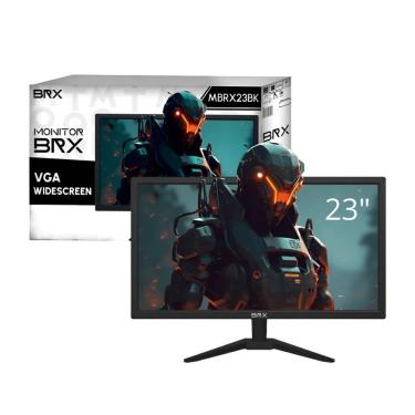 Imagem de Monitor LED Widescreen 23 BRX 23" Full HD IPS 60Hz HDMI VGA Preto BR-X