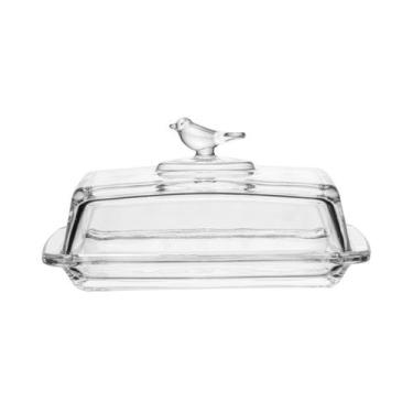 Imagem de Manteigueira De Cristal Ecológico Bird 18cm - Wolff