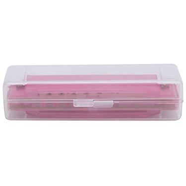 Imagem de Gaita de plástico, gaita para crianças pequena para um ótimo presente para seus filhos e amantes da música (rosa)