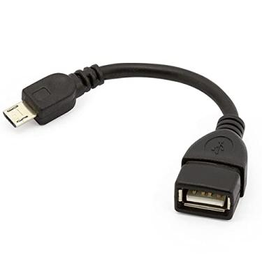 Imagem de Cabo Conector Otg Usb P/ V8 Micro Usb Celular Pendrive