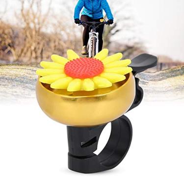 Imagem de Campainha de bicicleta ultraleve, durável vermelho/amarelo 1 PCS campainha de bicicleta de alumínio, para bicicleta de bicicleta(amarelo)