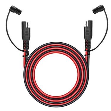 Imagem de Cabo de extensão LIXINTIAN 14AWG SAE, cabo de extensão SAE para SAE, arnês de fio de desconexão rápida SAE Power Automotive Extension Cable with Waterproof Cap-2 m/6,5 ft