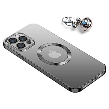 Imagem de Wupocicle Nova versão 3.0 de lentes limpas para iPhone 14 capas com protetor de câmera transparente galvanizado, antimanchas, à prova de quedas (11promax (6,5 polegadas), preto)