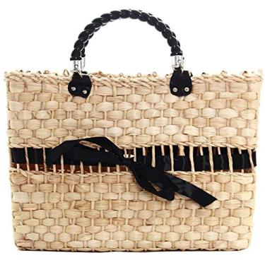 Imagem de Bolsa biro 2338 palha milho md det fita alç acri 897999