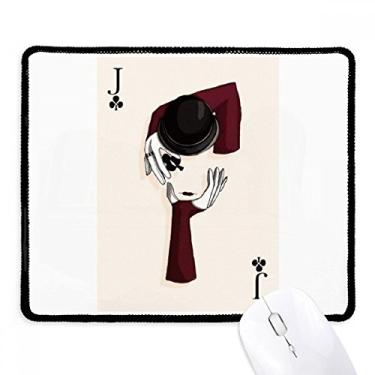 Imagem de Tapete de borracha para jogos com bordas costuradas do clube J