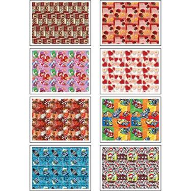 Imagem de Papel Presente Carros, Cristina KIT-207B, Cores Sortidas, Pacote com 50 unidades