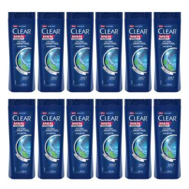 Imagem de Kit Com 12 Shampoo Clear Ice Cool Menthol 200ml