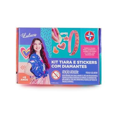 Imagem de Kit Tiara e Stickers com Diamantes da Luluca, Brinquedos Estrela