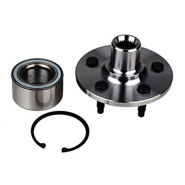 Imagem de KUSATEC Rolamento de roda traseira 521000 e conjunto de cubo compatível com Ford Explorer 2002-2010, Sport Trac 2007-2010, Lincoln Aviator 2003-2005, Mercury Mountaineer 2002-2010, parafusos de 5