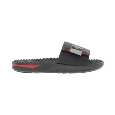 Imagem de Chinelo Masculino Infantil Slide Preto Vermelho Molekinho 2421.104