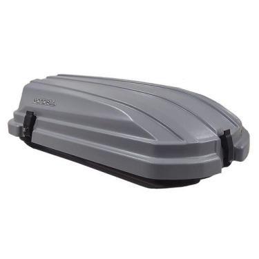 Imagem de Baú Bagageiro Teto 300 Litros Universal Malas Motobul Cinza