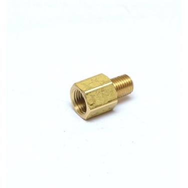 Imagem de FasParts Adaptador de tubo de latão NPT FPT FIP fêmea de 1/8" para 1/16" MPT MIP macho de combustível / ar / água / barco / gás/óleo WOG