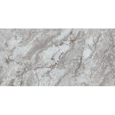 Imagem de Revestimento de azulejo de vinil resistente à água universal branco e cinza 7,5 cm L x 30,5 cm L x 61 cm C