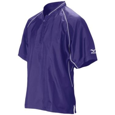 Imagem de Mizuno Camiseta masculina Premier Piped G2 de manga curta, roxa, grande