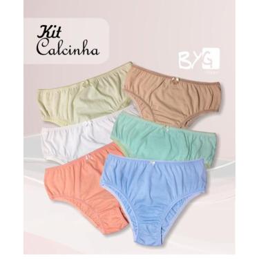 Imagem de Kit 6 Tanga Adulto 100% Algodão P - MARAMISS LINGERIE, P