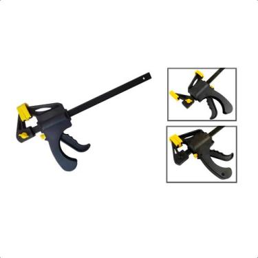 Imagem de Grampo Sargento Aperto Rápido 200 x 375 x 60 mm - EDA