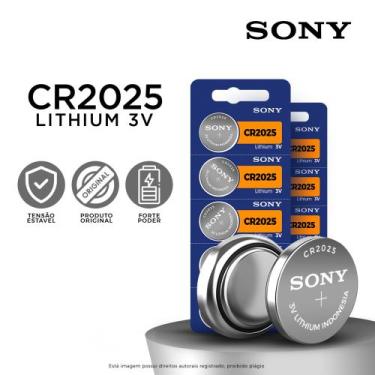 Imagem de 05un. Bateria Pilha CR2025 3V Original SONY