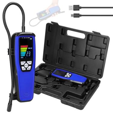 Imagem de Vislone Detector portátil de vazamento de gases combustíveis, testador de vazamento de gases naturais, medidor portátil de teste de concentração de gases combustíveis, teste de sniffer de gases com