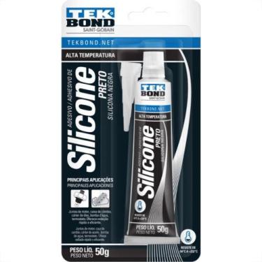Imagem de Tek Silicone Alta Tp.Preto 50G Blis - TEK BOND