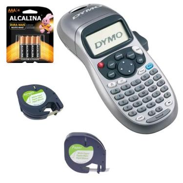Imagem de Rotulador Eletrônico Letratag Lt100h Prata C/ 2 Fita 4 Pilha - DYMO