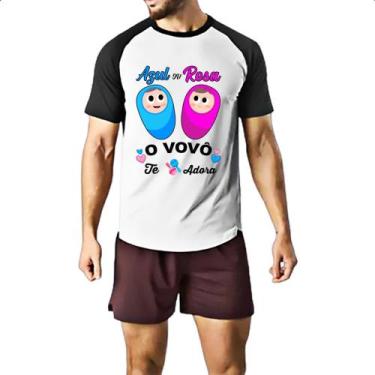 Imagem de Camiseta Raglan Cha Revelacao o Vovo te adora - Alearts, G