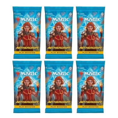 Imagem de 6 Packs MTG Play Booster Pack Lot MTG Aetherdrift