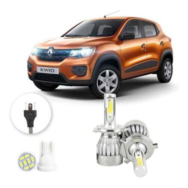 Imagem de Kit Lampadas Led Renault Kwid 2017 A 2020 H4 20000lm - V10