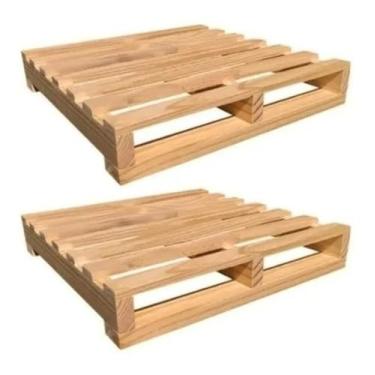 Imagem de Pallet Deck de Madeira Pinus 50x50cm Para Casa (2)