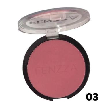 Imagem de Blush faces Fenzza Cor 03 - Maquiagem mais vendida  Durabilidade  Text