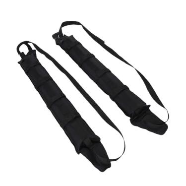 Imagem de Jiawu Suportes de teto macios para pranchas de surfe, SUP, caiaques, canoas, universal de suportes de teto para pranchas de stand-up paddle, compatível com SUVs, sedãs