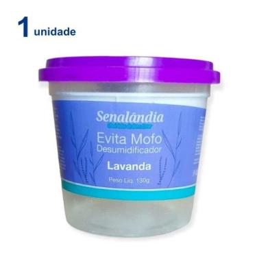 Imagem de 1 Antimofo Secar Desumidificador Guarda Roupa Armário de Lavanda 130g 