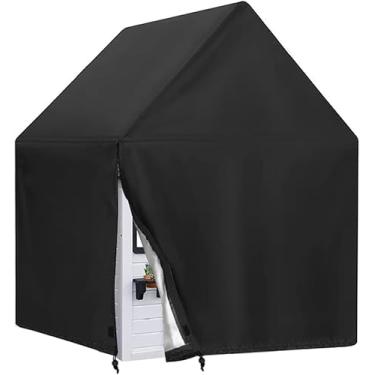 Imagem de Yolaka Capa para ambientes externos adequada para crianças Sweetwater Casinha de brinquedo de madeira L57,2,5 cm x L 57,5 cm x A 121,9 cm / 122 cm Protetor para todos os climas