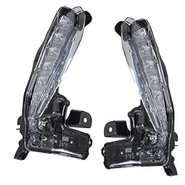 Imagem de WFLNHB Faróis de neblina DRL de substituição para Toyota Corolla 2017-2019 com lâmpadas, faróis de neblina, lado do motorista e do passageiro