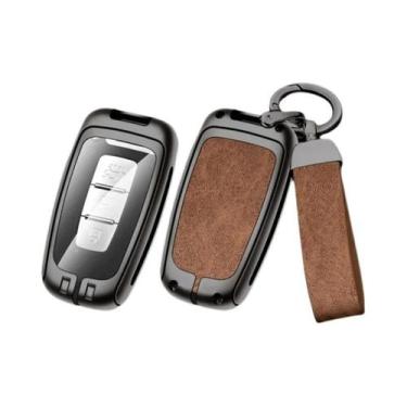 Imagem de Hyundai KIA Car Metal Key Case Capa Shell Fob Para Solaris HB20 I30 Ve