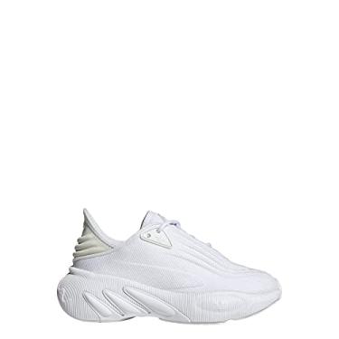 Imagem de adidas Tênis unissex Adifom SLTN – Estilo de vida, atlético e tênis, Branco nuvem/branco nuvem/cinza traço, 35 BR