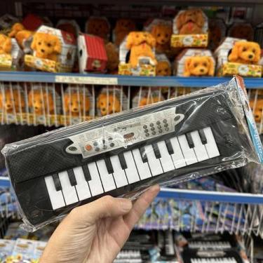Imagem de Teclado Piano Musical Brinquedo Educativo Criança Som Elétrico Música 