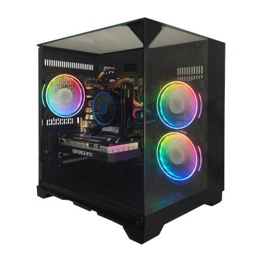 Imagem de Computador Gamer NTC Vulcano Intel - AQ 2013 AS Dual Channel Intel Core i5 13400F Geforce RTX 3050 16GB DDR4 (2x8GB) 512GB SSD C/ 3 Fans Linux