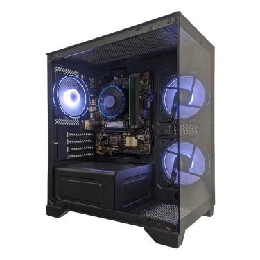 Imagem de Computador Gamer NTC Vulcano Intel - AQ 2011 AS Dual Channel Intel Core i5 14400F Geforce RTX 3050 16GB DDR4 (2x8GB) 512GB SSD C/3 Fans Linux
