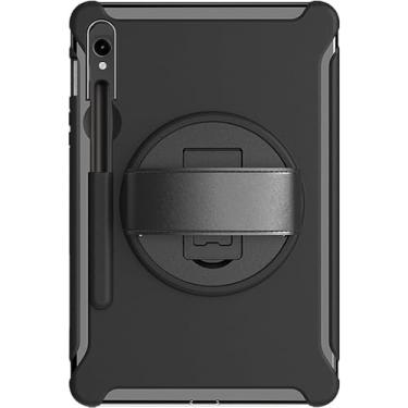 Imagem de SaharaCase Capa protetora série alça de mão para Samsung Galaxy Tab S8, Tab S9 e Tab S9 FE (2023) [amortecedor à prova de choque] proteção resistente resistente antiderrapante integrado suporte -