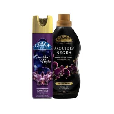 Imagem de Kit Coala Orquídea Negra | Amaciante Concentrado 1L + Odorizante de Ambientes 400ml