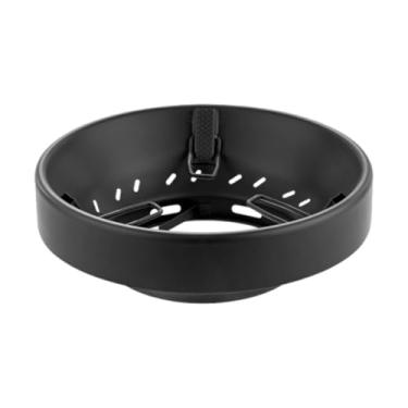 Imagem de YWJLQH Anel de proteção contra vento para fogão a gás, anel de economia de energia, proteção contra vento, suporte para fogão wok para cooktop, Preto